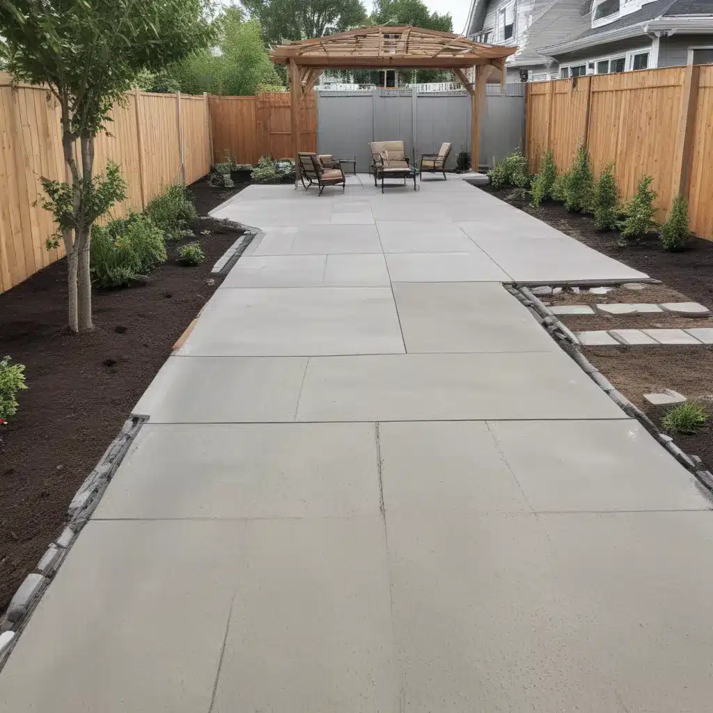 Maximizing Backyard Potential with Concrete